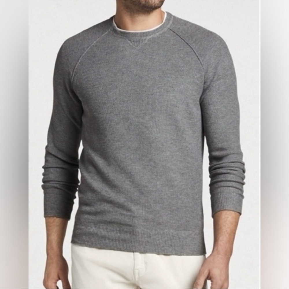 Peter Millar Charcoal Crewneck Sweater